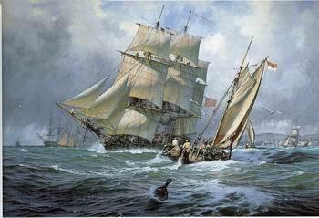 unknow artist Seascape, boats, ships and warships. 84